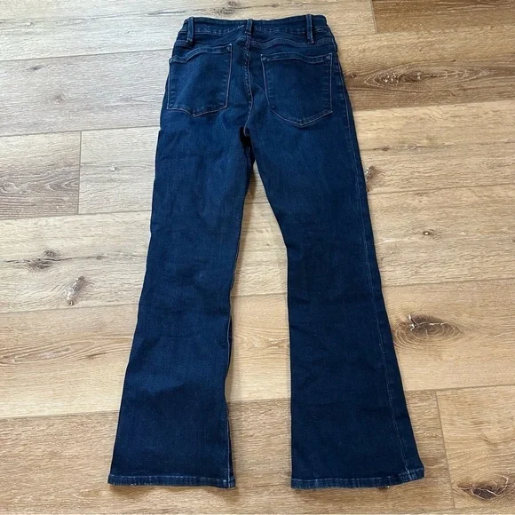 Frame Le Crop Mini Boot Women's Mid-Rise Medium/Dark Wash Denim Size 26 GUC - Picture 7 of 7